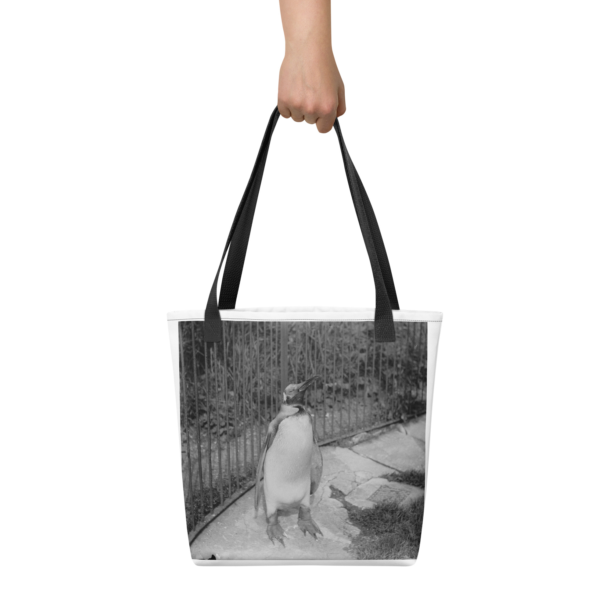 all-over-print-tote-bag-black-15x15-front-690ffdd8ee5c4.jpg Phenia penguin - bolsa de tela